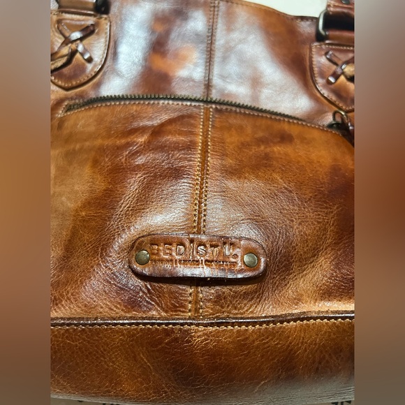 Bed Stu Brown Leather Crossbody Bag - Picture 12 of 13